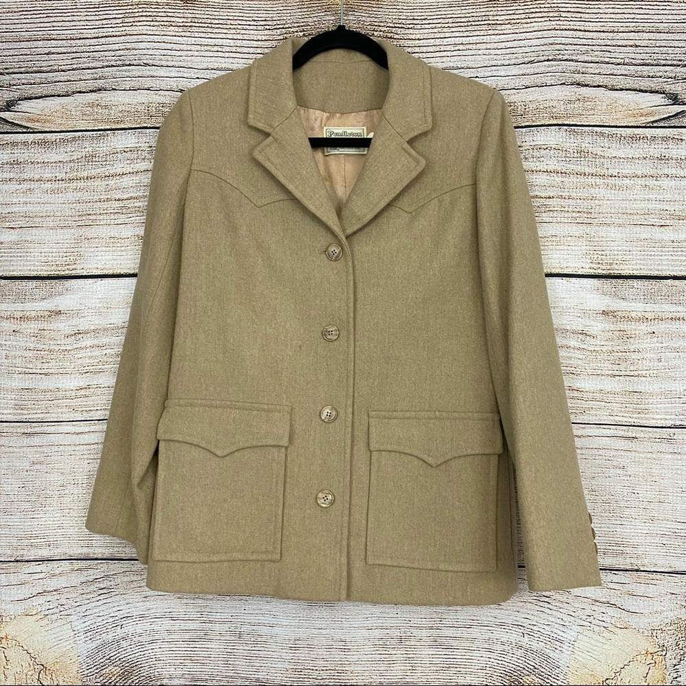 Vintage Pendleton 70s 100% Virgin Wool Western Blazer